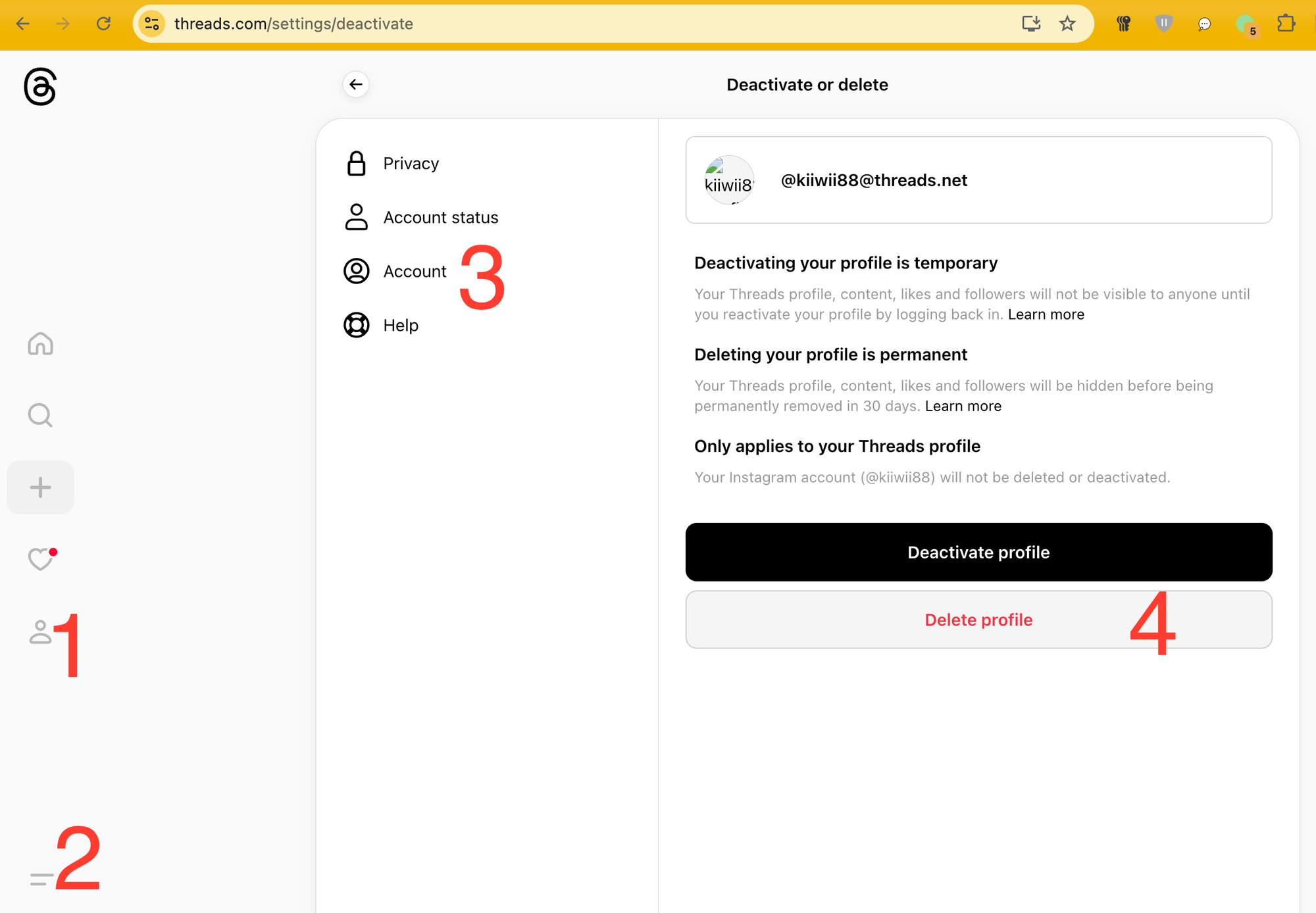 How to Delete Your Threads Account (2025)