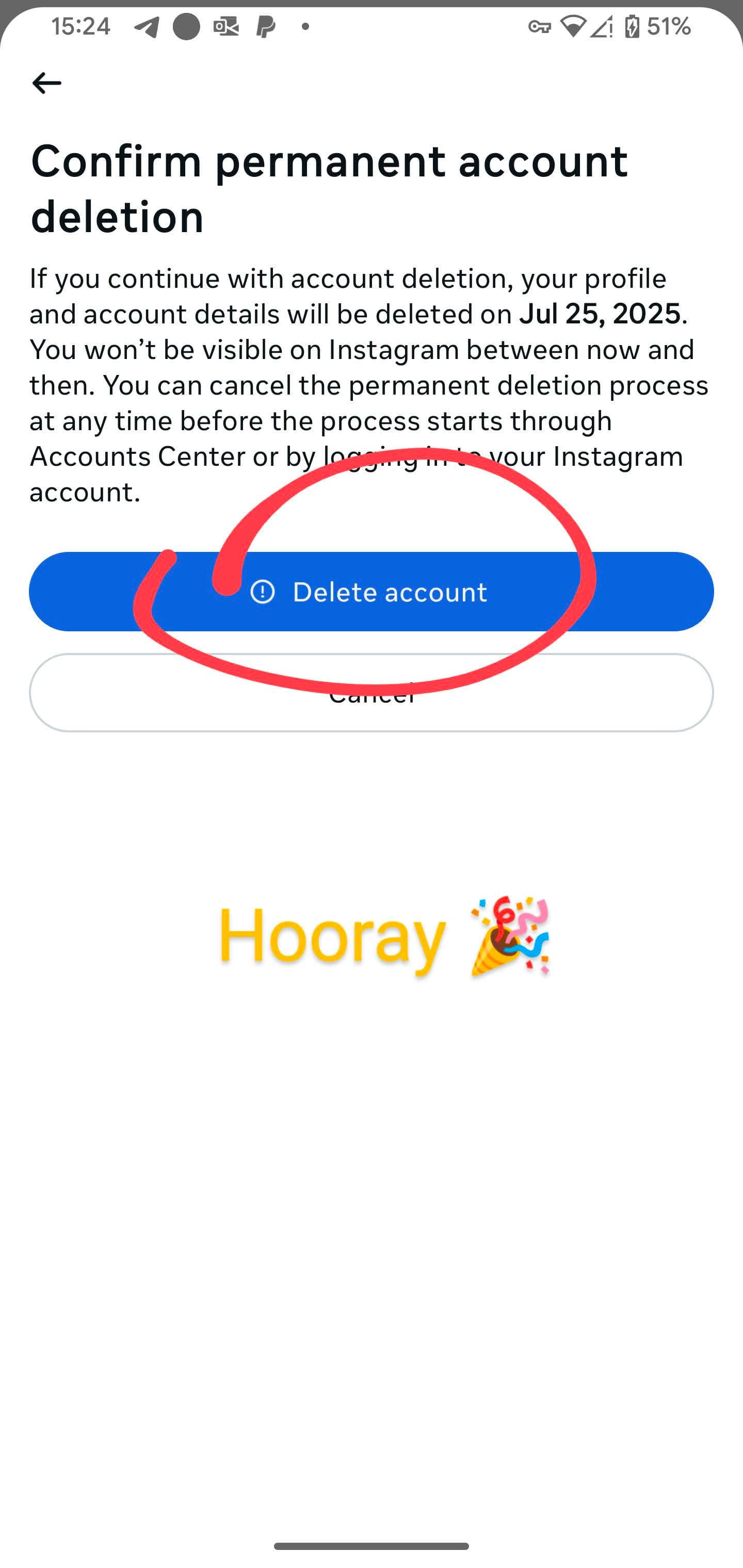 How to Delete Your Instagram Account on Android (2025)