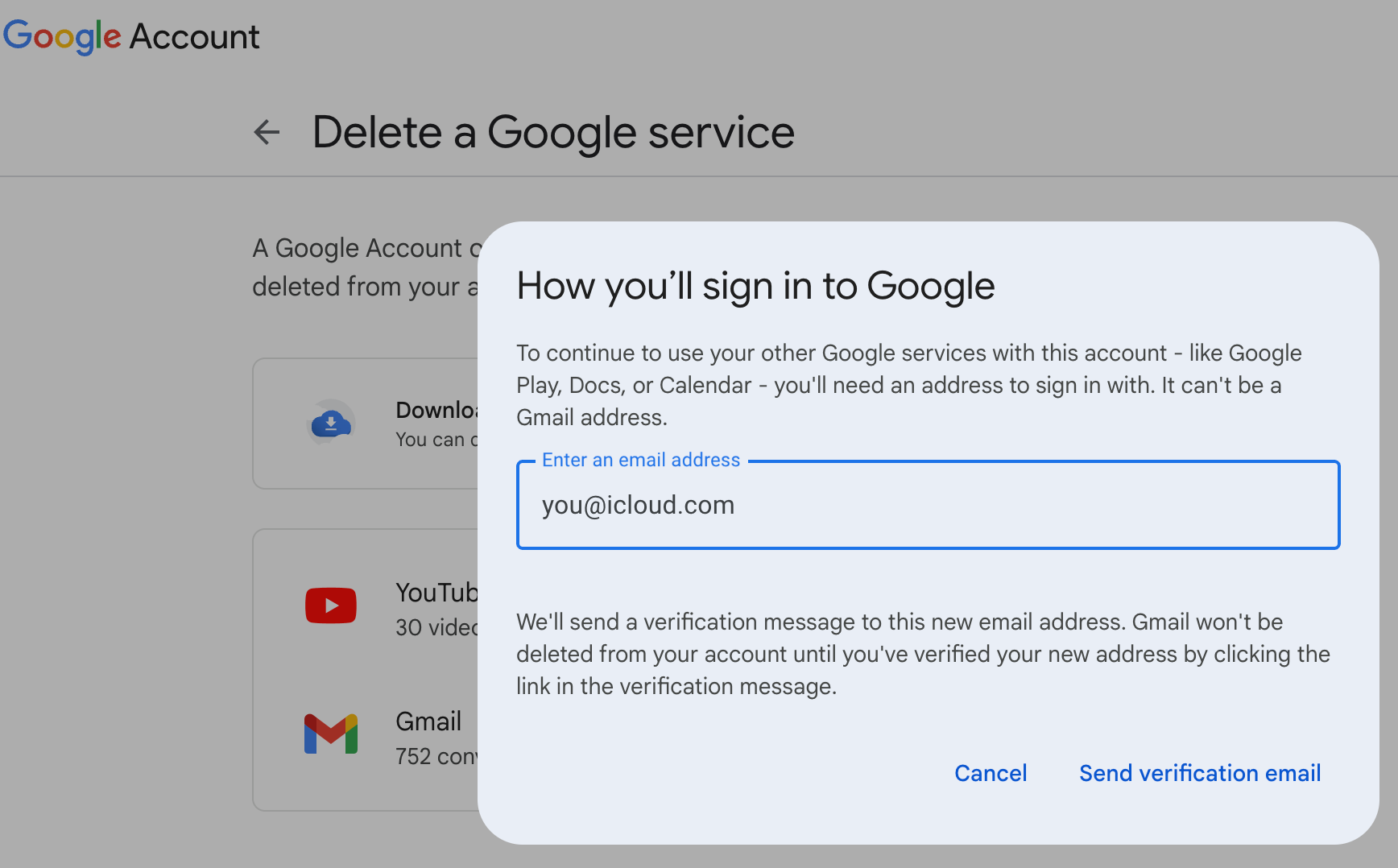 Add Another Email Address