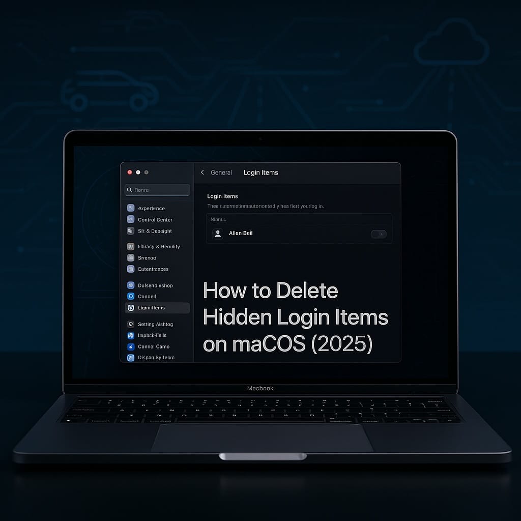 How to Delete Login Items & Background Processes on macOS