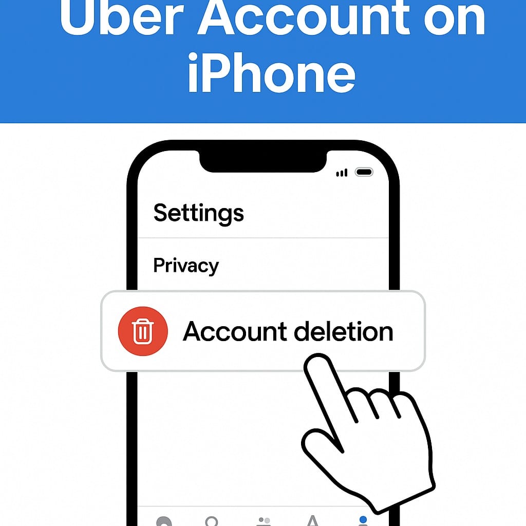 How to Delete Uber Account on iPhone (2025)