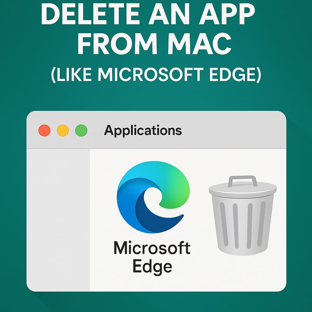 How to Delete an App from Mac (Like Microsoft Edge)