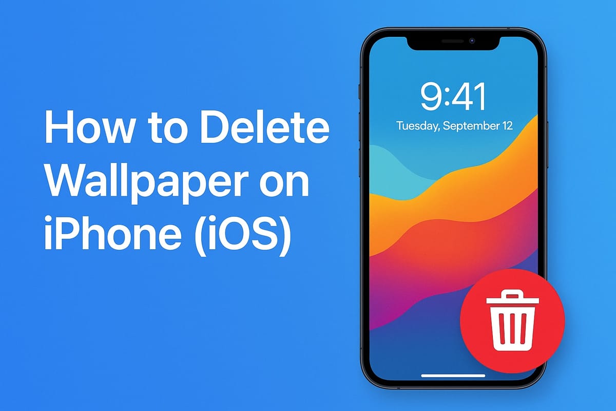 🖼️ How to Delete Wallpapers on iPhone (iOS 18)