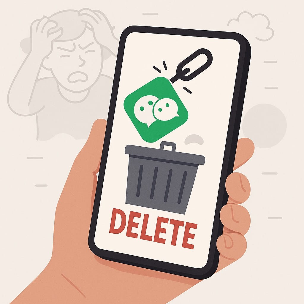 How to Delete Your WeChat Account (2025 Guide – The Hard Way)