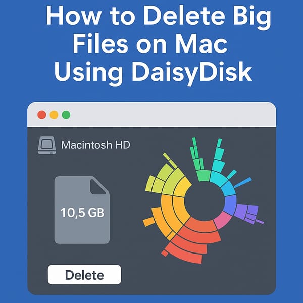 How to Delete Big Files on Mac Using DaisyDisk (2025 macOS Cleanup Guide)