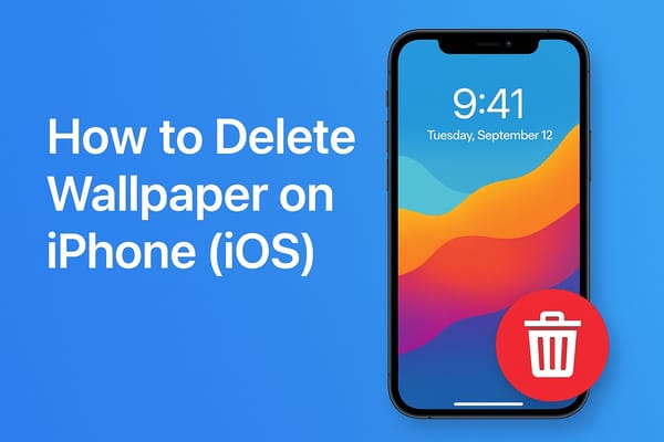 🖼️ How to Delete Wallpapers on iPhone (iOS 18)