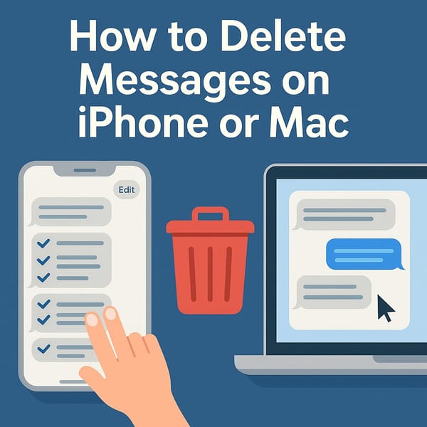 How to Delete Messages on iPhone, Mac and iCloud (2025)